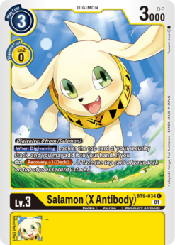[DIGIMON] BT9-034 - Salamon (X Antibody) - Digimon - Common