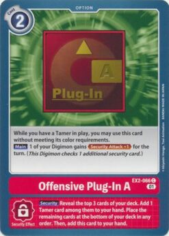 [DIGIMON] EX2-066 - Offensive Plug-In A - Option - Common