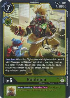 [DIGIMON] P-074 - Boutmon (Foil Version) - Promo