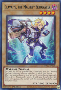 MP22-EN126 - Clavkiys, the Magikey Skyblaster - Rare - 1st Edition