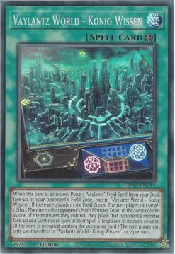 TAMA-EN013 - Vaylantz World - Konig Wissen - Super Rare - 1st Edition
