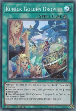 TAMA-EN035 - Runick Golden Droplet - Super Rare - 1st Edition