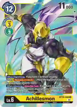 [DIGIMON] BT10-040 - Achillesmon - Digimon - Rare