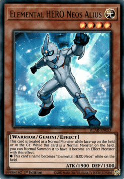 BLAR-EN053 - Elemental HERO Neos Alius - Ultra Rare - 1st Edition