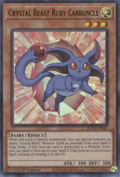 BLCR-EN047 - Crystal Beast Ruby Carbuncle - Ultra Rare - 1st Edition