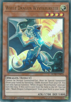 BLHR-EN076 - White Dragon Wyverburster - Ultra Rare - 1st Edition