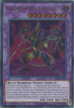 BLLR-EN022 - Gladiator Beast Andabata - Ultra Rare - 1st Edition