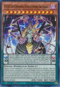 BLMR-EN046 - D/D/D/D Super-Dimensional Sovereign Emperor Zero Paradox - Ultra Rare - 1st Edition