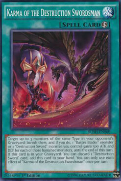 BOSH-EN060 - Karma of the Destruction Swordsman - Common - 1st Edition