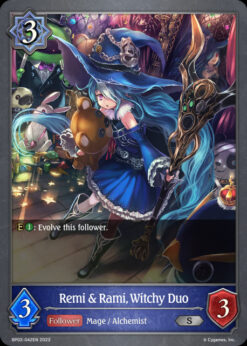 [SHADOWVERSE] BP02-042 - Remi & Rami, Witchy Duo - Follower - Silver - Runecraft