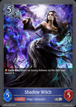 [SHADOWVERSE] BP02-044 - Shadow Witch - Follower - Silver - Runecraft