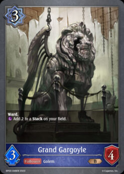 [SHADOWVERSE] BP02-048 - Grand Gargoyle - Follower - Bronze - Runecraft
