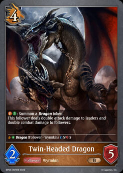 [SHADOWVERSE] BP02-067 - Twin-Headed Dragon - Follower - Bronze - Dragoncraft