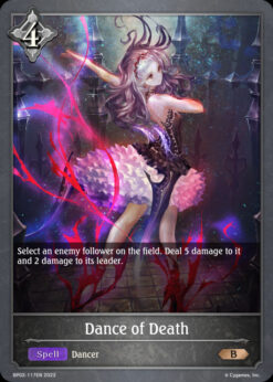 [SHADOWVERSE] BP02-117 - Dance of Death - Spell - Bronze - Neutral