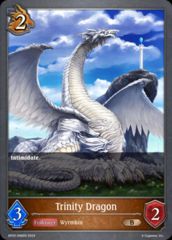 [SHADOWVERSE] BP03-068 - Trinity Dragon - Follower - Bronze - Dragoncraft