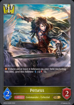 [SHADOWVERSE] BP04-025 - Perseus - Follower - Gold - Swordcraft