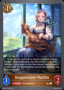[SHADOWVERSE] BP04-073 - Dragonrearer Matilda - Follower - Bronze - Dragoncraft