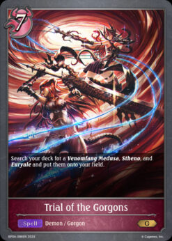 [SHADOWVERSE] BP04-086 - Trial of the Gorgons - Spell - Gold - Abysscraft