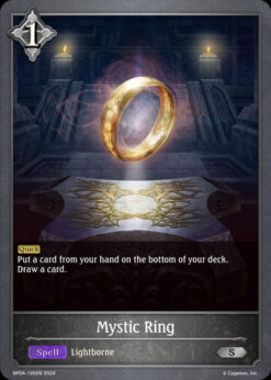 [SHADOWVERSE] BP04-126 - Mystic Ring - Spell - Silver - Neutral