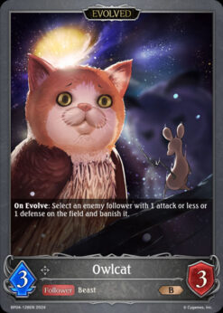[SHADOWVERSE] BP04-128 - Owlcat - Follower / Evolved - Bronze - Neutral