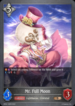[SHADOWVERSE] BP04-129 - Mr. Full Moon - Follower - Bronze - Neutral