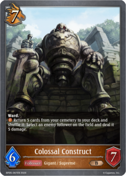 [SHADOWVERSE] - BP05-067 - Colossal Construct - Follower - Bronze - Dragoncraft