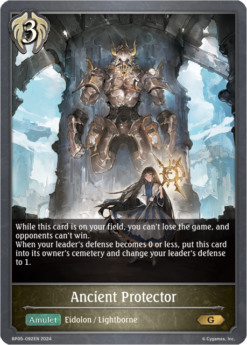 [SHADOWVERSE] - BP05-092 - Ancient Protector - Amulet - Gold - Havencraft