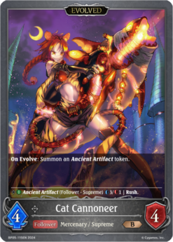 [SHADOWVERSE] - BP05-115 - Cat Cannoneer - Follower/Evolved - Bronze - Neutral