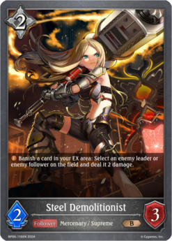 [SHADOWVERSE] - BP05-116 - Steel Demolitionist - Follower - Bronze - Neutral