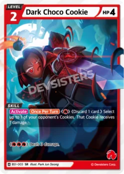 BS1-003 - Dark Choco Cookie - Super Rare - Cookie