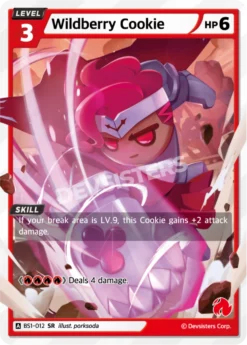 BS1-012 - Wildberry Cookie - Super Rare - Cookie