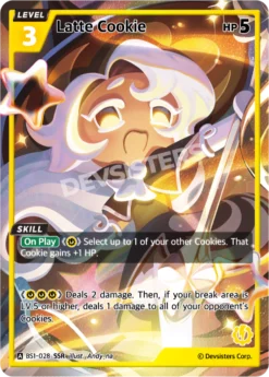 BS1-028 - Latte Cookie - Secret Super Rare - Cookie