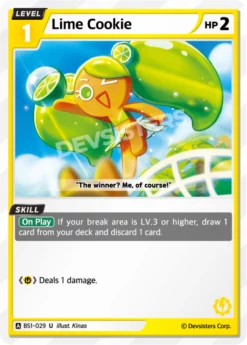 BS1-029 - Lime Cookie - Uncommon - Cookie