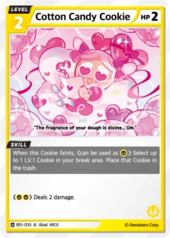 BS1-035 - Cotton Candy Cookie - Uncommon - Cookie
