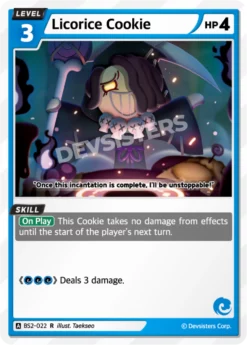 BS2-022 - Licorice Cookie - Rare - Cookie