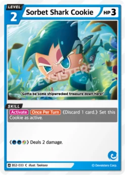 BS2-033 - Sorbet Shark Cookie - Common - Cookie