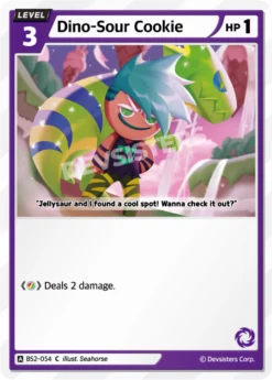 BS2-054 - Dino-Sour Cookie - Common - Cookie