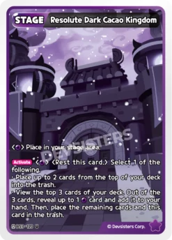 BS3-120 - Resolute Dark Cacao Kingdom - Uncommon - Stage
