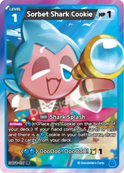 BS4-077 - Sorbet Shark Cookie - Super Rare - Cookie