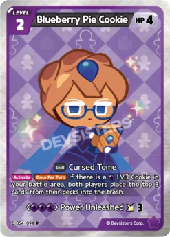 BS4-094 - Blueberry Pie Cookie - Rare - Cookie