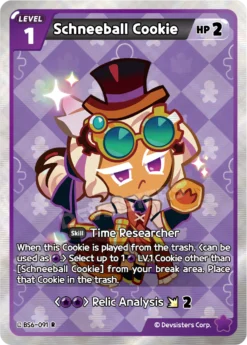 BS6-091 - Schneeball Cookie - Rare - Cookie