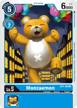 [DIGIMON] BT1-038 - Monzaemon - Digimon - Common