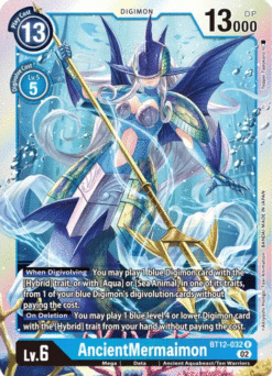 [DIGIMON] BT12-032 - AncientMermaimon - Blue - Digimon - Rare