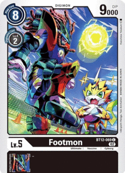 [DIGIMON] BT12-069 - Footmon - Black - Digimon - Common