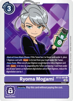 [DIGIMON] BT12-097 - Ryoma Mogami - Purple - Tamer - Uncommon