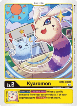 [DIGIMON] BT13-003 - Kyaromon - Digi-Egg - Uncommon