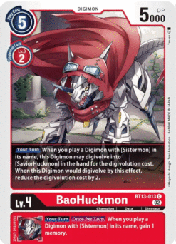 [DIGIMON] BT13-013 - BaoHuckmon - Digimon - Common
