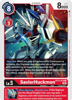 [DIGIMON] BT13-016 - SaviorHuckmon - Digimon -Uncommon