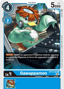 [DIGIMON] BT13-024 - Gawappamon - Digimon - Common