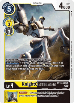 [DIGIMON] BT13-039 - KnightChessmon - Digimon - Common